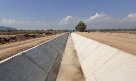Dos de tres canales ya están revestidos y operando: Conagua