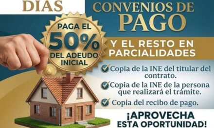 ¿Tienes adeudo en tu servicio de agua potable y alcantarillado?