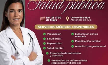 Semana Nacional de Salud Pública en Atotonilco de Tula