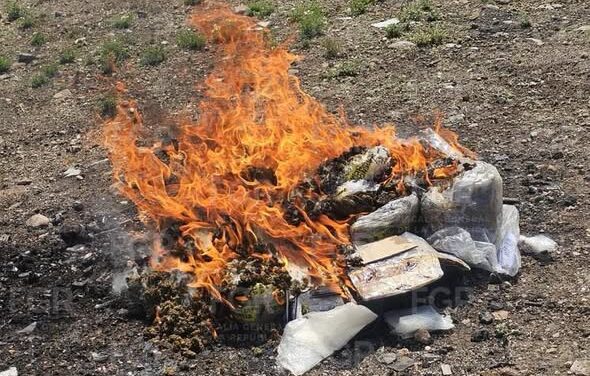 FGR LLEVÓ A CABO UN EVENTO DE INCINERACIÓN DE NARCÓTICOS Y DESTRUCCIÓN DE OBJETOS DE DELITO EN HIDALGO
