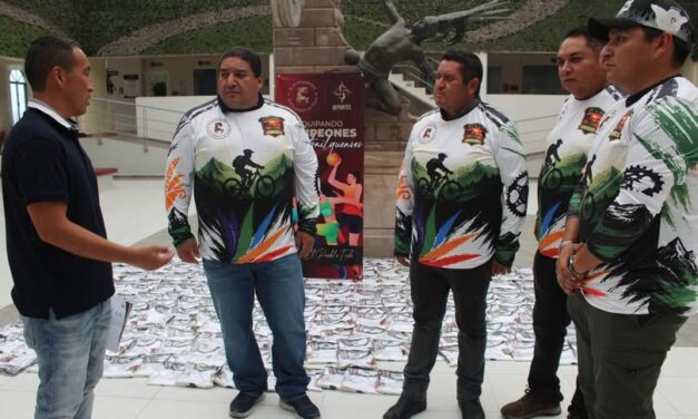 Atotonilco de Tula impulsa rodada MTB «Tortugas Biker» con entrega de jerseys