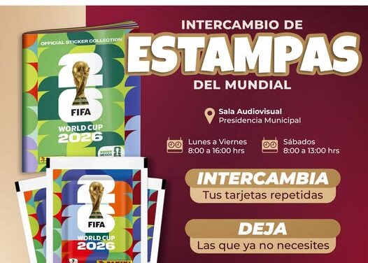 Intercambia tus estampas del mundial en Atotonilco de Tula
