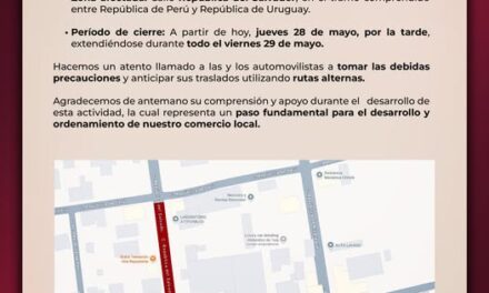 Habrá cierre de circulación en Atotonilco de Tula
