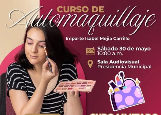Se llevó a cabo un taller de automaquillaje en Atotonilco de Tula