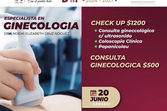 Habrá Jornada de atención especializada en ginecología en Atotonilco de Tula