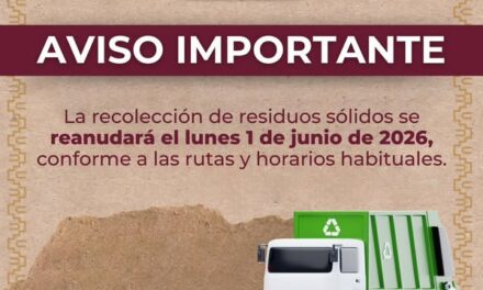 Reanudan recolección de residuos sólidos en horarios y rutas habituales en Tula de Allende