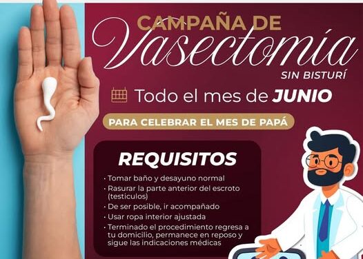 Habrá Campaña de Vasectomía sin bisturí en Atotonilco de Tula