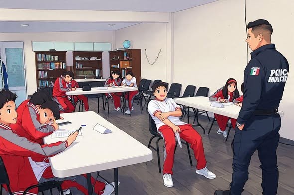 Imparten plática «Adicciones y conductas de riesgo en adolescentes» en centro educativo de Atotonilco de Tula