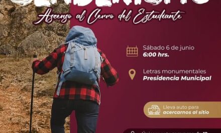 El Gobierno Municipal te invita a una emocionante ruta de senderismo hacia el Cerro del Estudiante