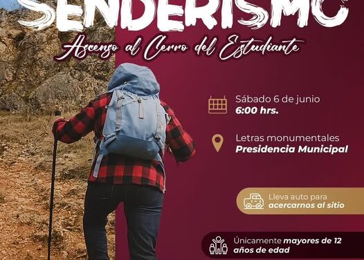 El Gobierno Municipal te invita a una emocionante ruta de senderismo hacia el Cerro del Estudiante