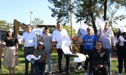 Inicia rehabilitación de la cancha de fútbol 7 en la Unidad Deportiva Municipal de Tula de Allende