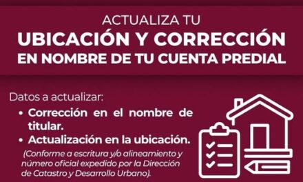 Actualiza tu ubicación y corrección en nombre de tu cuenta predial en Tula de Allende