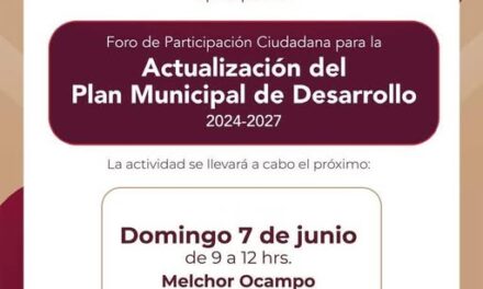 Habrá Foro de Particiación Ciudadana en Tepeji del Río