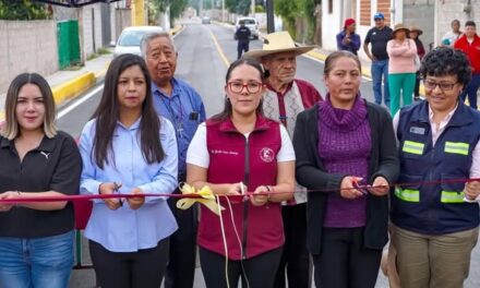 Yocelyn Mendoza encabeza inauguración de infraestructura vial en la comunidad de Ocampo