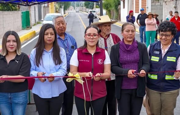 Yocelyn Mendoza encabeza inauguración de infraestructura vial en la comunidad de Ocampo