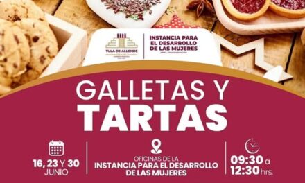 Aprende a elaborar galletas y tartas en la Instancia para el Desarrollo de las Mujeres de Tula de Allende