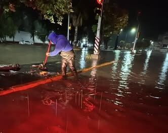 Bomberos Tula realizan recorridos por el municipio tras las lluvias registradas