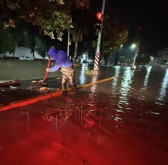 Bomberos Tula realizan recorridos por el municipio tras las lluvias registradas