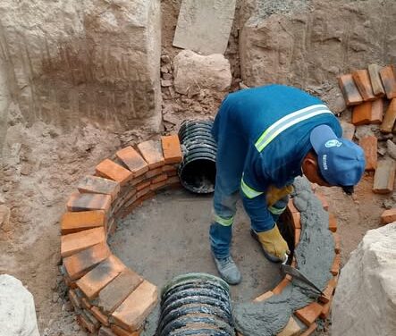 La CAAMTROH continúa trabajando para fortalecer la infraestructura sanitaria del municipio