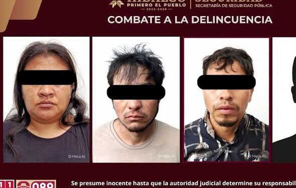 Aseguran a cuatro presuntos generadores de violencia en Tezontepec de Aldama