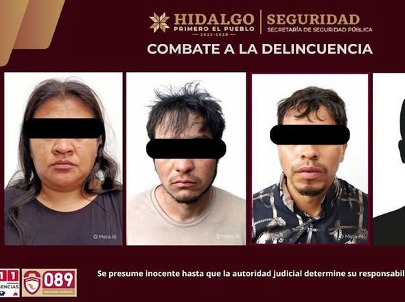 Aseguran a cuatro presuntos generadores de violencia en Tezontepec de Aldama