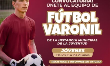Forma parte del equipo de fútbol varonil de la Instancia Municipal de la Juventud de Atotonilco de Tula