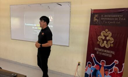 Imparten taller «Ecosistema de Google y Gemini» en el CECyTEH Plantel Cañada