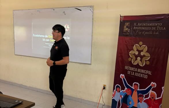 Imparten taller «Ecosistema de Google y Gemini» en el CECyTEH Plantel Cañada