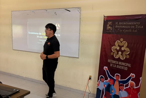 Imparten taller «Ecosistema de Google y Gemini» en el CECyTEH Plantel Cañada