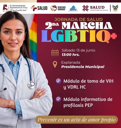 Instalarán Módulos de atención en el marco de la 2da Marcha LGBTIQ+ de Atotonilco de Tula