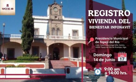 Instalarán en Tepeji del Río, módulo de inscripción al programa Vivienda para el Bienestar de Infonavit