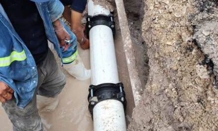 La Comisión de AguaTepeji repara fuga registrada en la tubería de 8 pulgadas perteneciente al Pozo Cumbres
