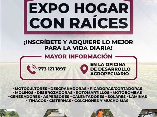 Gobierno de Tula invita a participar en la Expo Hogar con Raíces