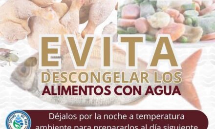 ¿Sabías cuánta agua se desperdicia al descongelar la comida bajo el chorro de la llave?