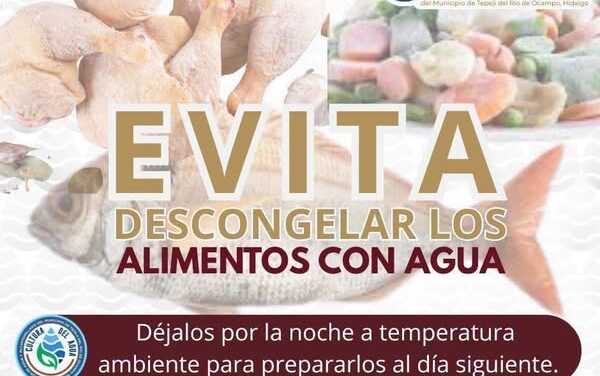 ¿Sabías cuánta agua se desperdicia al descongelar la comida bajo el chorro de la llave?