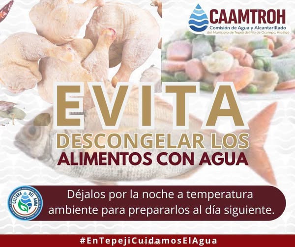 ¿Sabías cuánta agua se desperdicia al descongelar la comida bajo el chorro de la llave?