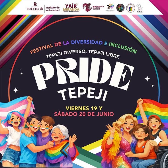 Organizan Primer Festival de la Diversidad y la Inclusión «PrideTepeji»