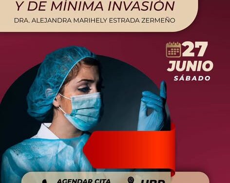 Habrá consultas de Cirugía General y de Mínima Invasión así como de Neuricirugía y Cirugía de Columna en Atotonilco de Tula