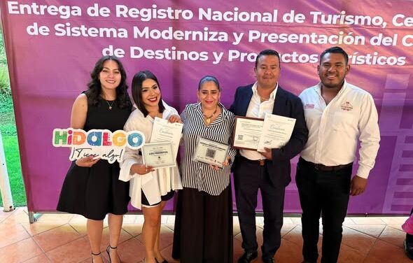 Entregan Registros Nacionales de Turismo a prestadores de servicios