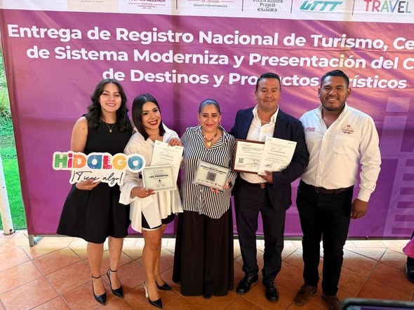 Entregan Registros Nacionales de Turismo a prestadores de servicios