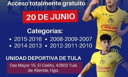 VISORÍA OFICIAL CLUB AMÉRICA – TULA DE ALLENDE HIDALGO