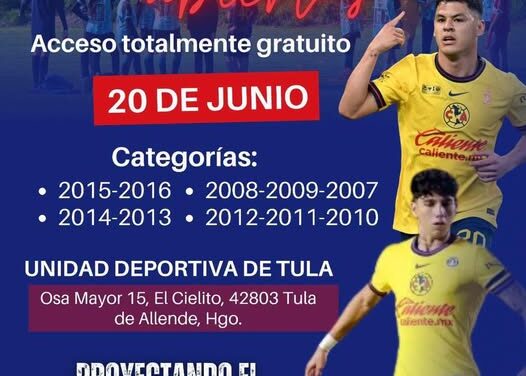 VISORÍA OFICIAL CLUB AMÉRICA – TULA DE ALLENDE HIDALGO