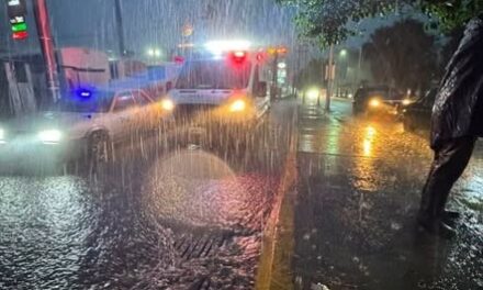 Protección Civil y Bomberos Tula se encuentran trabajando en diferentes zonas del municipio tras las lluvias registrdas