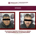 AIC asegura 7 mil 500 dosis de droga y detiene a dos hombres en Tlaxcoapan
