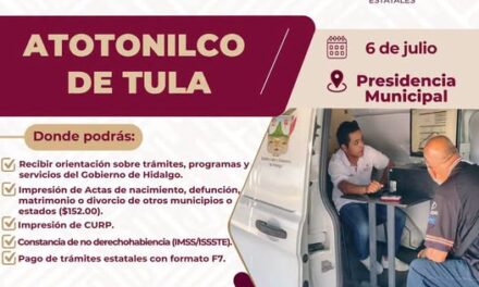 Las 𝗨𝗻𝗶𝗱𝗮𝗱𝗲𝘀 𝗠𝗼́𝘃𝗶𝗹𝗲𝘀 𝗱𝗲𝗹 𝗚𝗼𝗯𝗶𝗲𝗿𝗻𝗼 𝗱𝗲 𝗛𝗶𝗱𝗮𝗹𝗴𝗼 llegan a Atotonilco de Tula