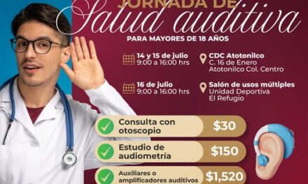El gobienro de Atotonilco de Tula te invita a la Jornada de Salud Auditiva