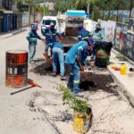 Rehabilitan vialidades intervenidas por obras ejecutadas por CAAMTROH