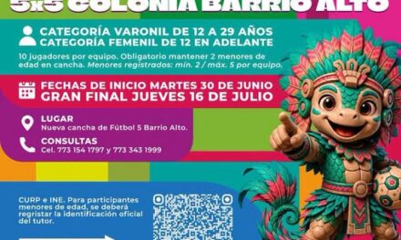 PArticipa en el torneo «Gigantes de Tula 5×5» en la nueva cancha de Fútbol 5 de Barrio Alto