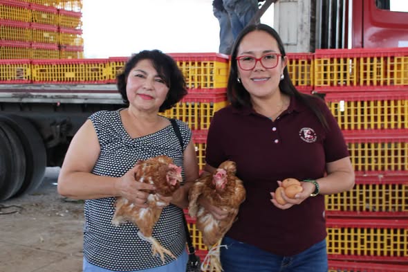 Yocelyn Tovar encabez entrega del programa «Gallinas de Postura» a bajo costo