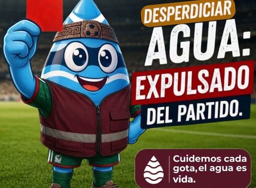 ¡Tarjeta roja al desperdicio de agua!